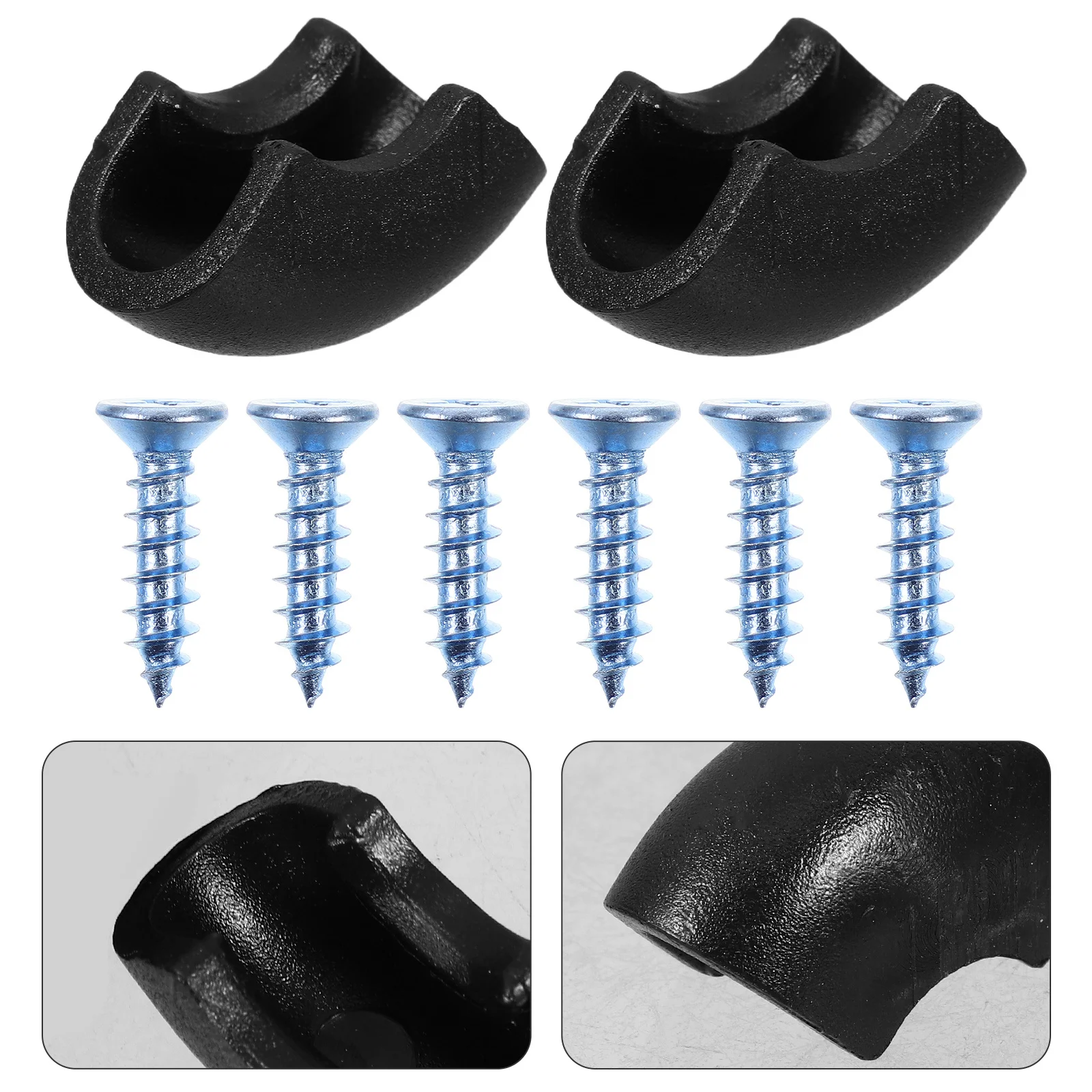 

2Sets U-Shaped Furniture Feet Protectors Durable Table Leg Cover Anti-Scratch Floor Protection Versatile Chair Stopper Tips