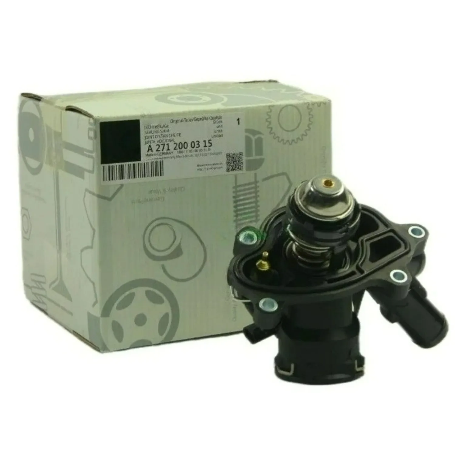 

OEM A2712000315 Engine Coolant Thermostat Housing For Mercedes Benz M271 C250 SLK250 W204 W212 E200 C207 2712000315