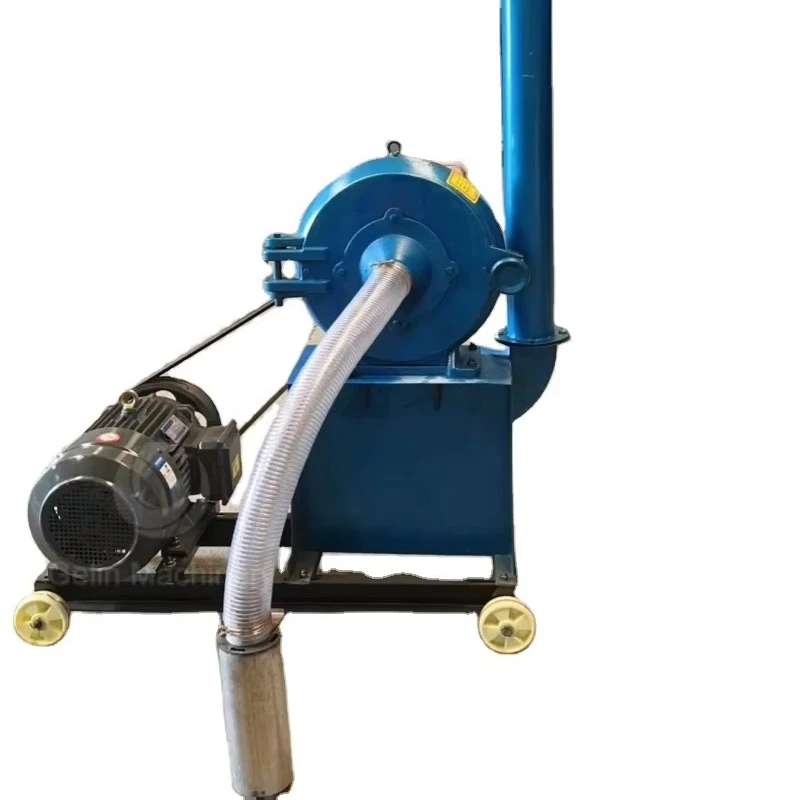 

11Kw motor driven corn straw sawdust manufacturing hammer mill corn straw crusher