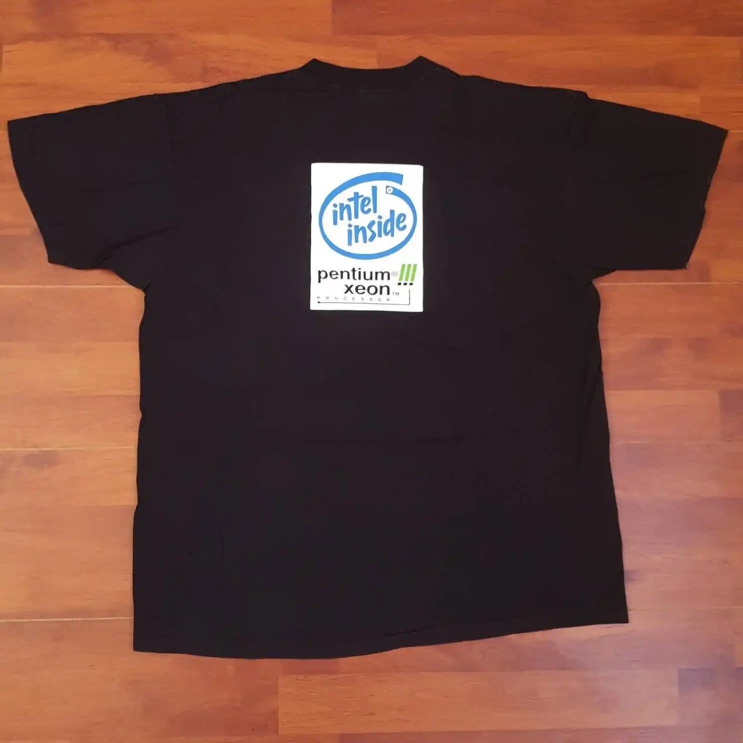 99 or early 00's Intel Pentium Xeon Chip T Shirt L Vintage Computer InterneT 90's