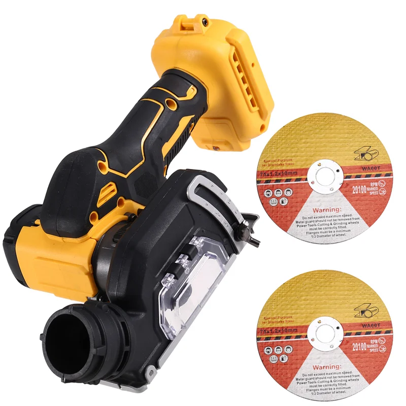

3Inch 20000RPM Cordless Electric Angle Grinder Fit Cutting Polishing Power Tools For 18V 20V Battery-AT64