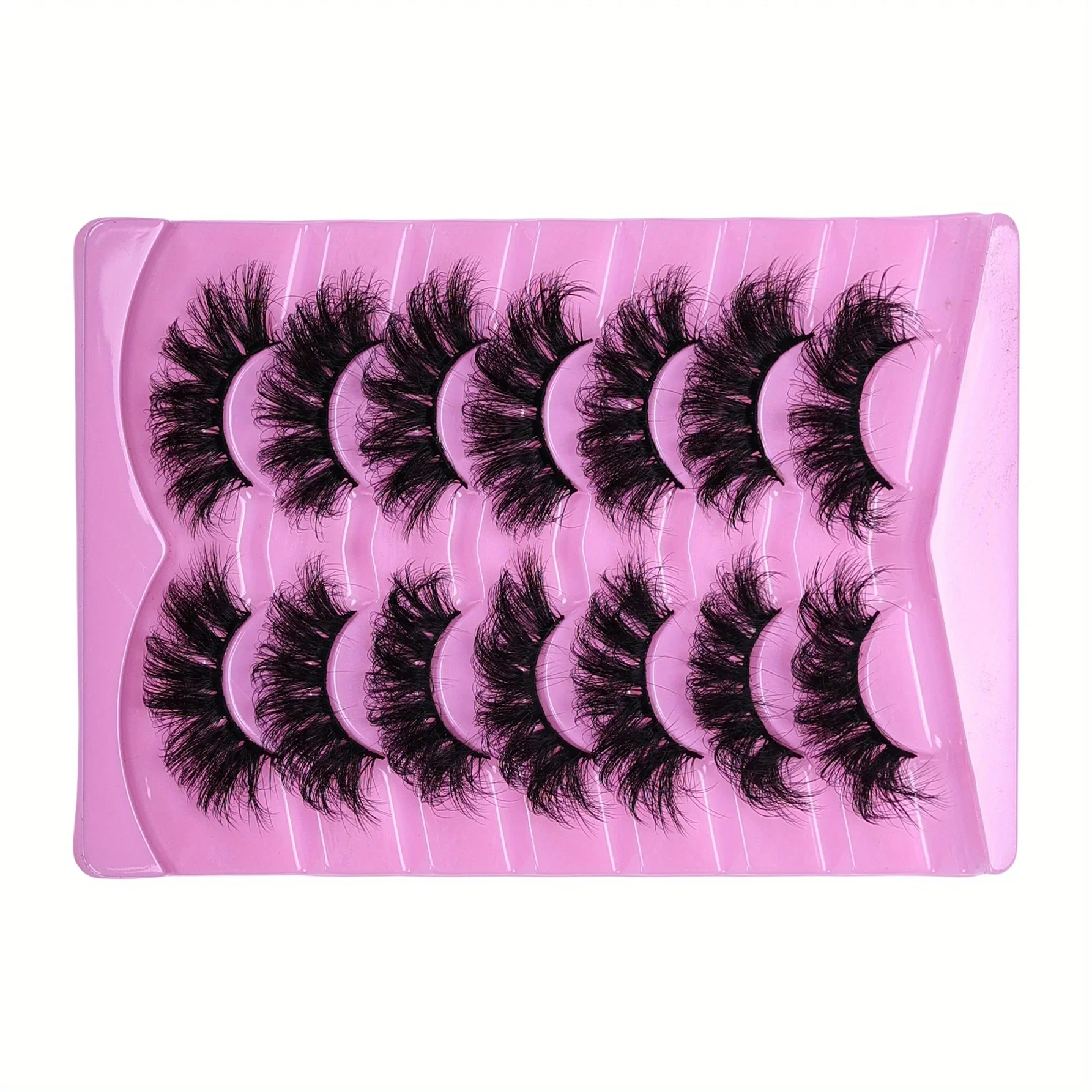 42Pairs/6Pack Pluizige Nep Wimpers Wimpers Dikke Lange Valse Wimpers Langdurige Dramatische Volume Wimpers Extension