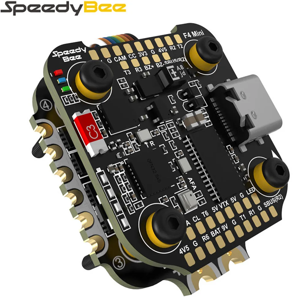 SpeedyBee  F405 Mini Flight Controller with BLS 35A Mini V2 20x20 4-in-1 ESC for RC FPV Racing Drone