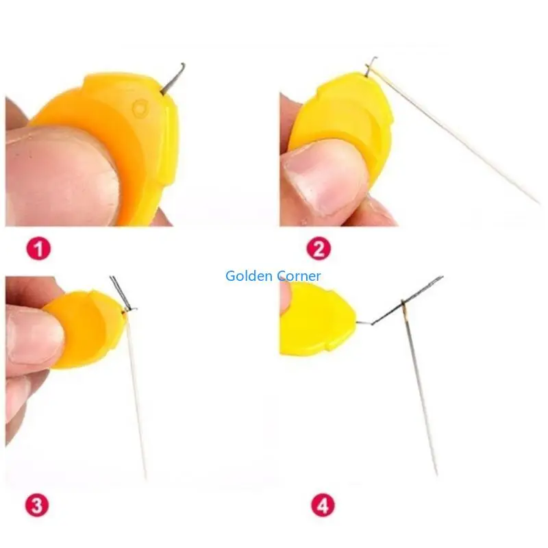 E15D Needle Threaders for Hand Sewing Plastic Wire Loop DIY Simple Threader 10 Pieces