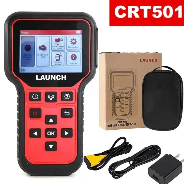 LAUNCH CRT 501 CRT501 TPMS With 8PC 315/433MHZ Universal Sensors Tire Pressure Tool Launch TPMS Activation Tire Pressure Tester