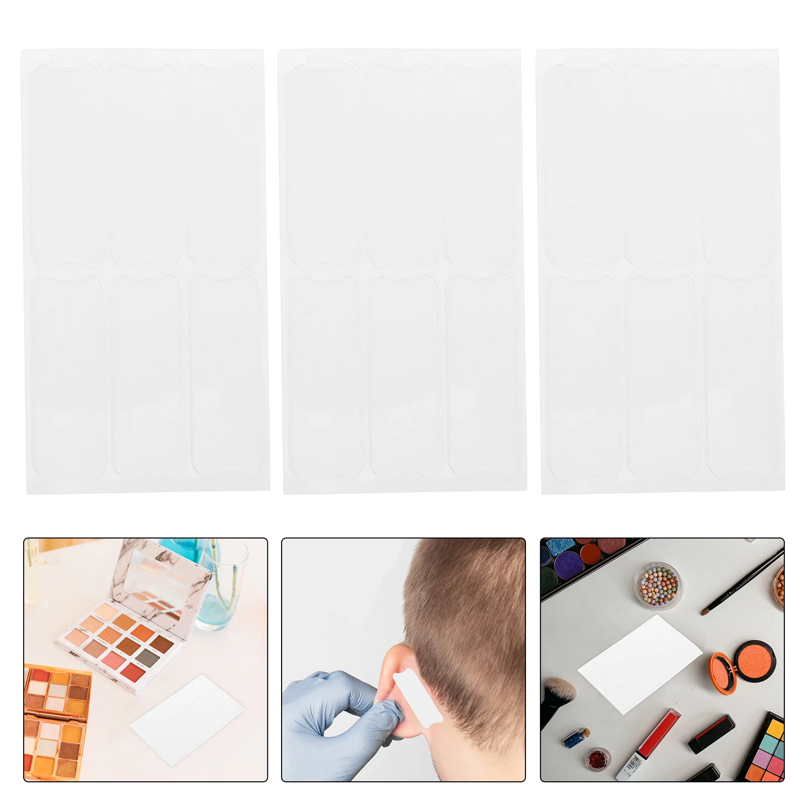 

60pcs Elf Patches Correction Threedimensional Comfortable Sturdy Safe Enhance ID Wedding Photos Ear Silica Gel