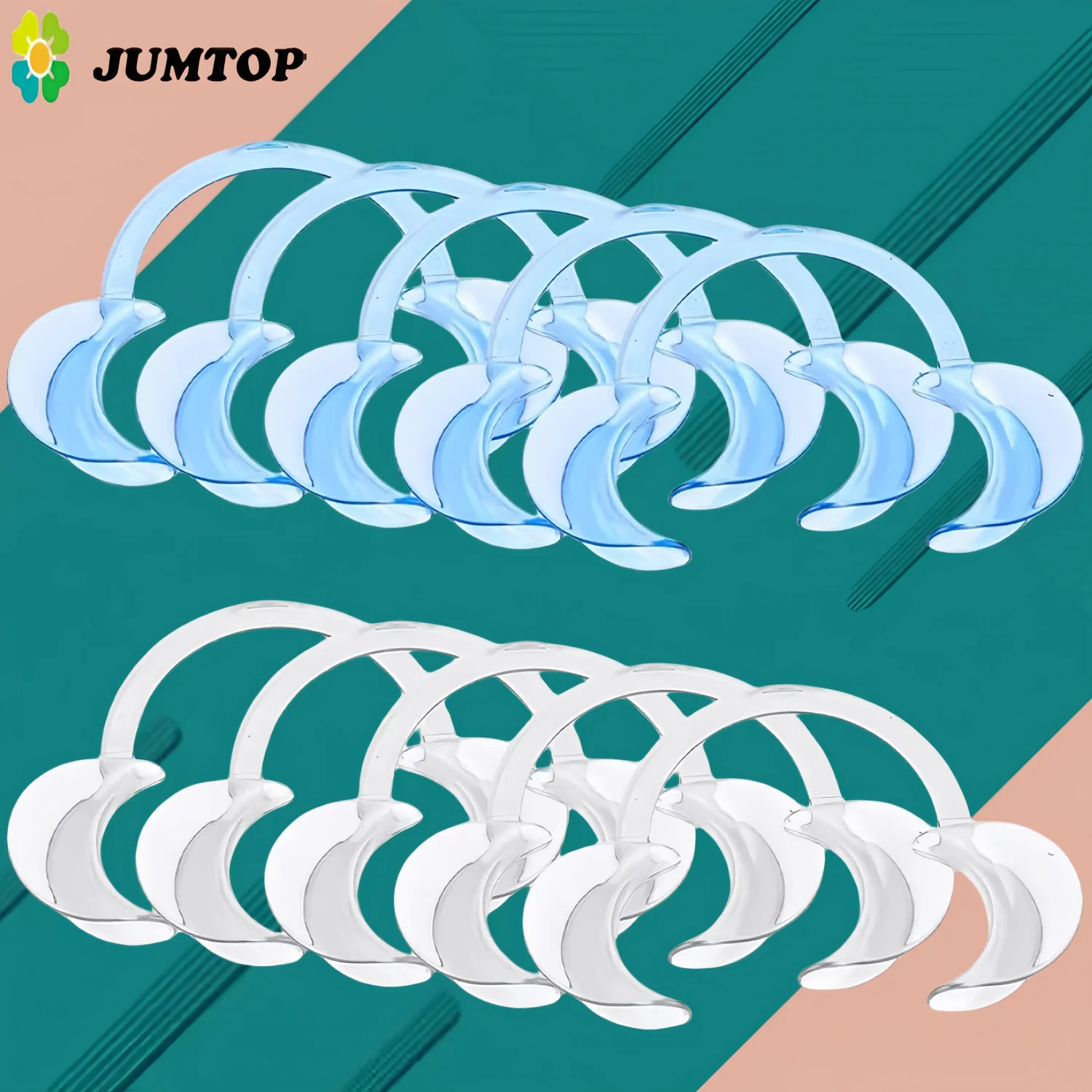 

JUMTOP 10 шт. стоматологический открывалка для рта C-образный втягиватель для губ и щек, разбрасыватель для рта, инструменты для проверки полости рта S/M/L