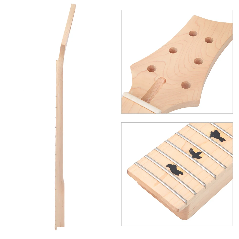 

Замена грифа электрогитары, гриф из кленового дерева, гриф, 22-ладовый гриф для электрогитары, замена деталей электрогитары