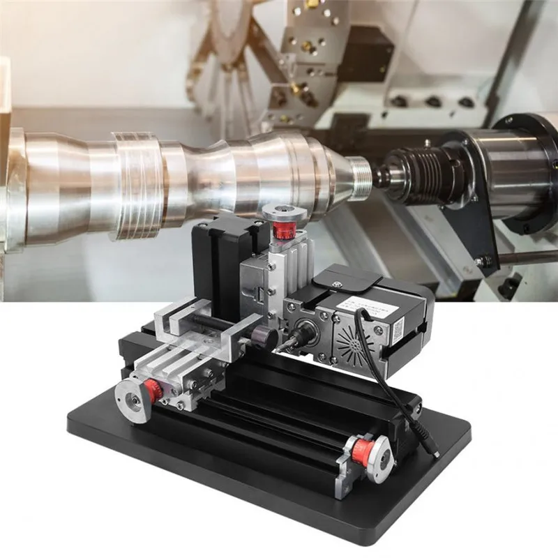 TZ20005MM Big Power 60W Mini Metal Horizontal Milling Machine 12000r/min Medium  Automatic Kids DIY Education Best Gift
