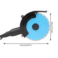 3000w 14 Inch 3800rpm Electric Concrete Saws Circular Saws Corded Concrete Saws For Metal, Granite, Porcelain