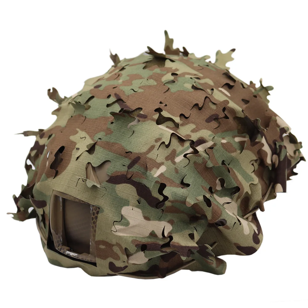 Laser Cutting Tactical FAST Helmet Cover 3D Camouflage Helmet Cloth Cover Hunting Airsoft Helmet Accessories