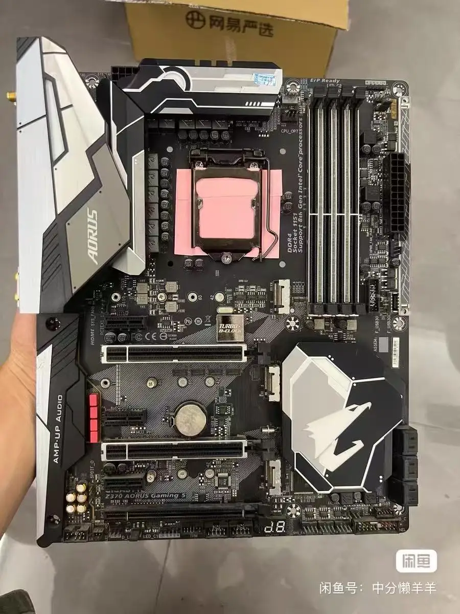 Gigabyte Z370 Aorus Gaming 5 motherboard, supports DDR4, has 3 M2 interfaces, supports 8.9th generation