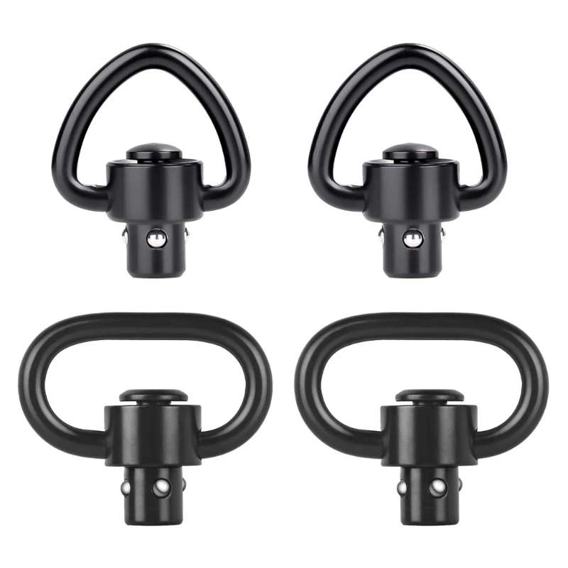 4Pcs/pack Quick Releases Detaches Push Button Sling Swivels Adapters Set