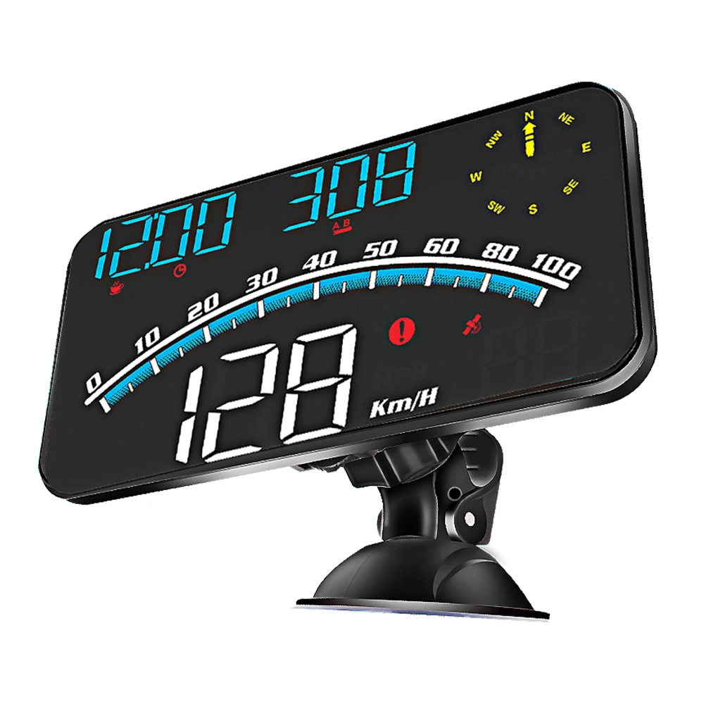 GPS Head Up Display Display a LED proiettore parabrezza contachilometri tachimetro G10 HUD universale con allarme di guida affaticamento di velocità