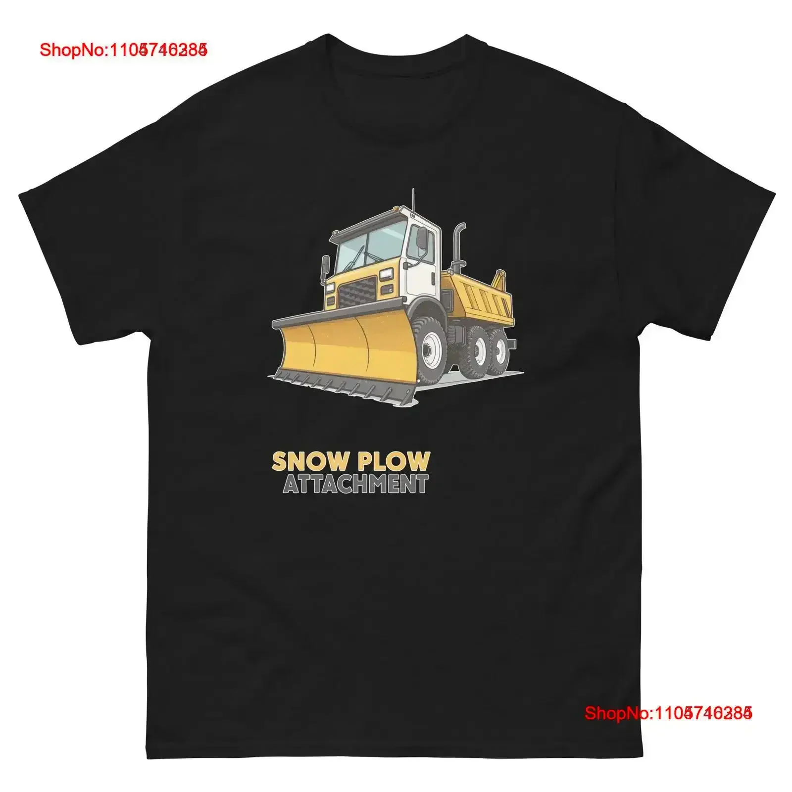 Snow Plow Attachment Farming Rural Life Agriculture T Shirt vintage Washed Slightly Breathable Versatile Soft streetwear
