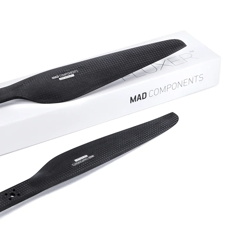MAD FLUXER PRO MATT 29x8.7 بوصة منخفضة الضوضاء خفيفة الوزن من ألياف الكربون مستقيمة ثابتة المروحة للطائرات بدون طيار