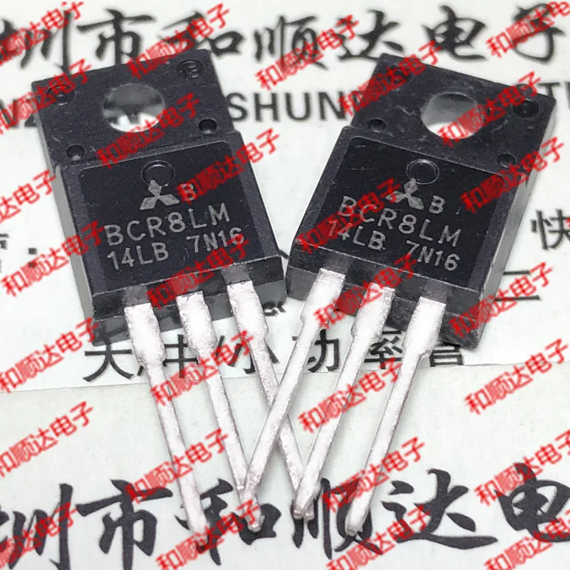 Original New / 5pcs / BCR8LM-14LB  TO-220F 800V 8A