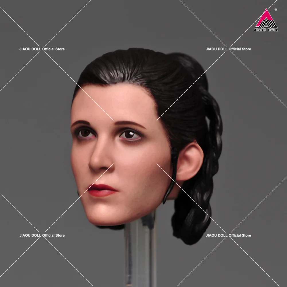 Maßstab 1:6 Prinzessin Leia Kopf Sculpt Kopf Carving Modell Fit 12'' Weibliche Soldat Action Figur Körper Puppen