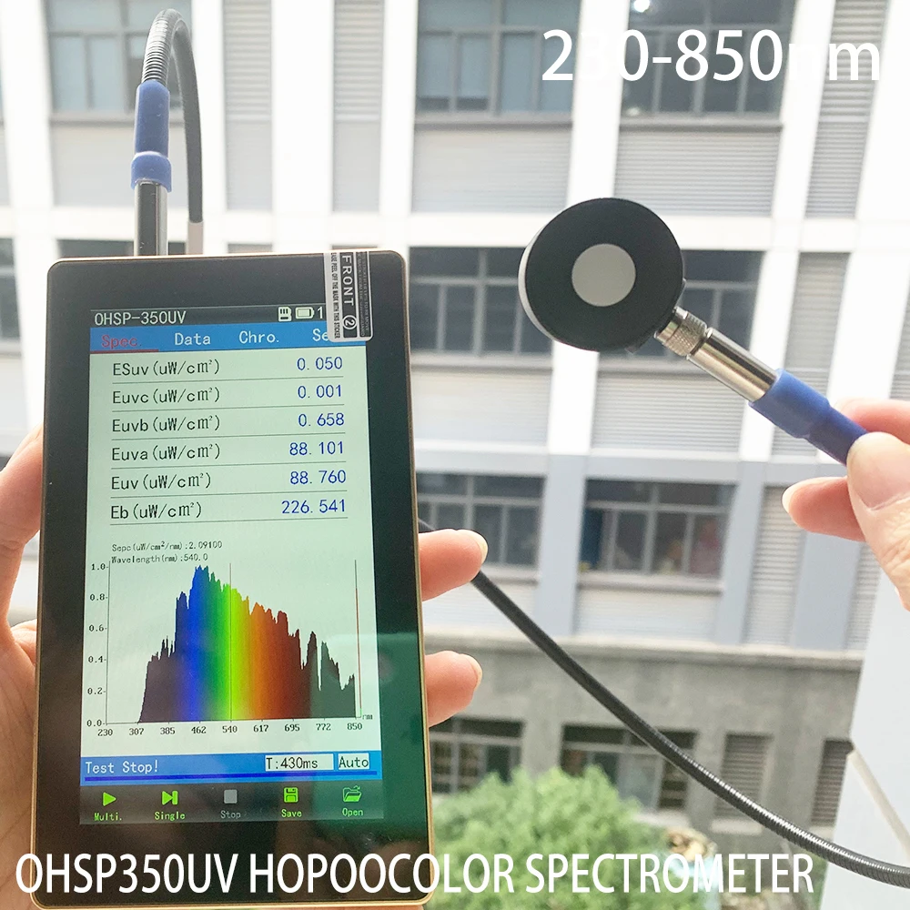 HOPOOCOLOR 230-850nm UV Spectrometer Price in China OHSP350UV