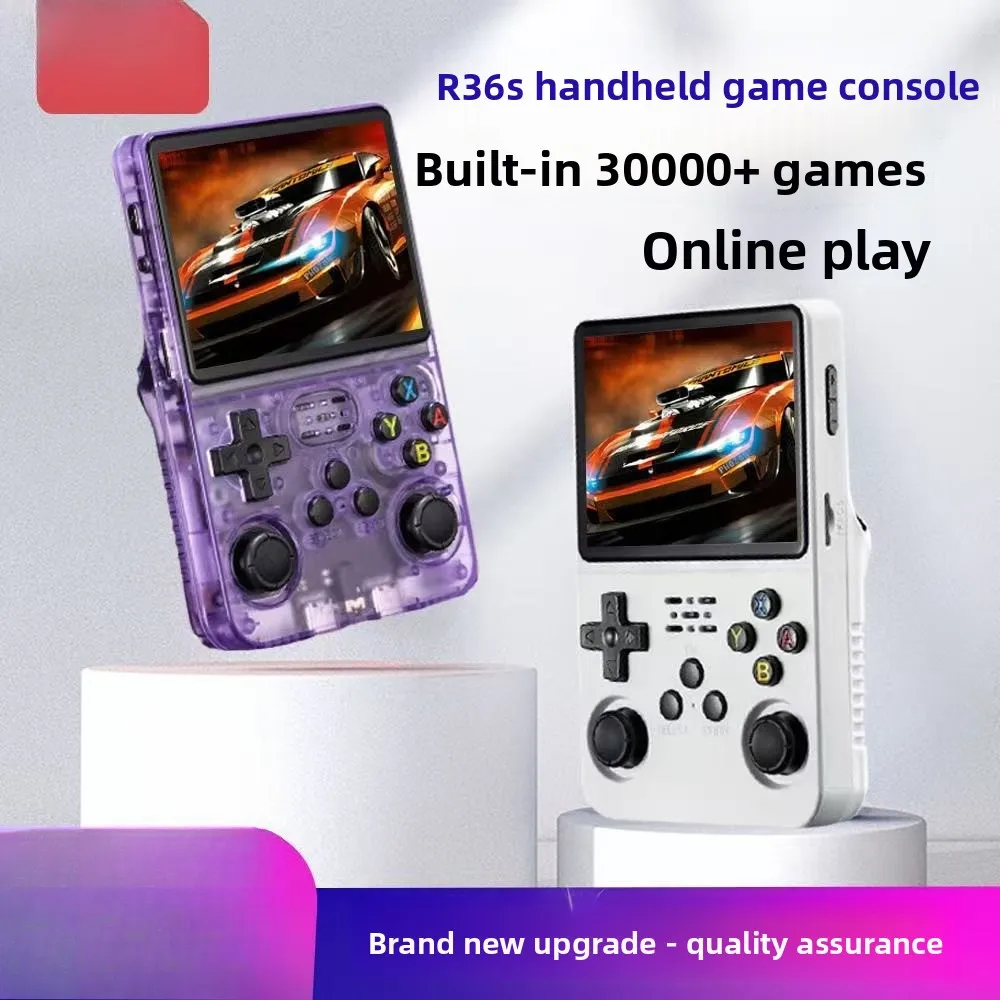 

Портативная игровая консоль R36S с открытым исходным кодом, HD-экраном, Wi-Fi, онлайн-играми, ретро-аркадами, портативная, 2026 год