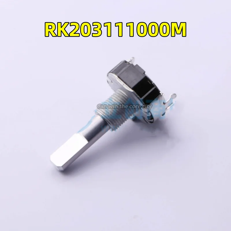 5 PCS / LOT New Japanese ALPS RK203111000M Plug Metal shaft rotary potentiator adjustable resistor