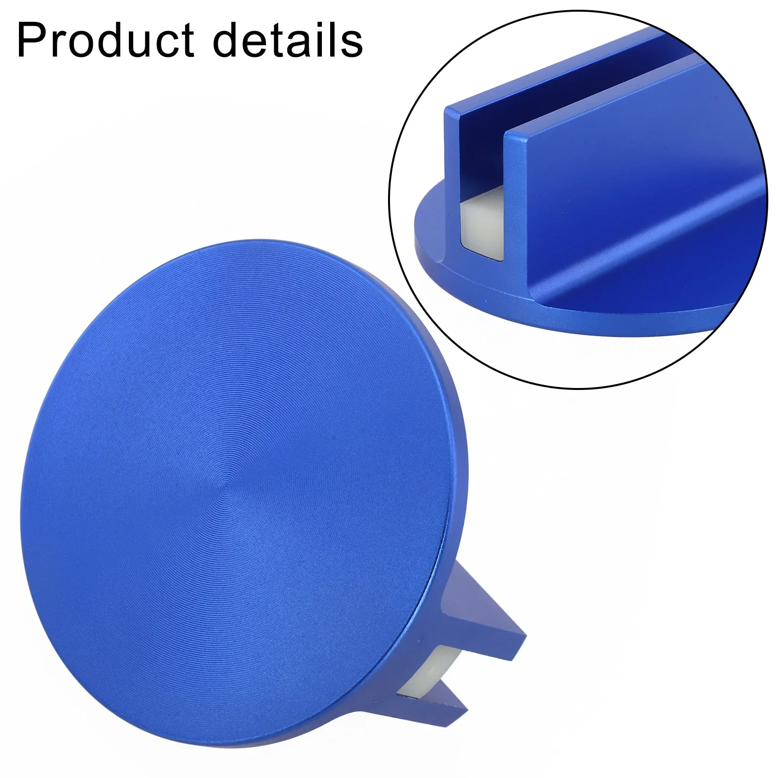 1pc Slotted Magnetic Pad Weld Frame Rail Adapter Blue For Lifting Jacks Stand Pinch Rvs Floor Pinch Weld Side Pad Vehicle Welds