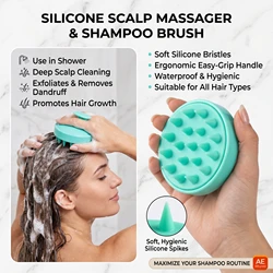 1/2/3Pcs Scalp Massage Brush Suitable for Adults and Children Small Easy-to-clean Hairbrush Dry and Wet Hand-held Shampoo Brush