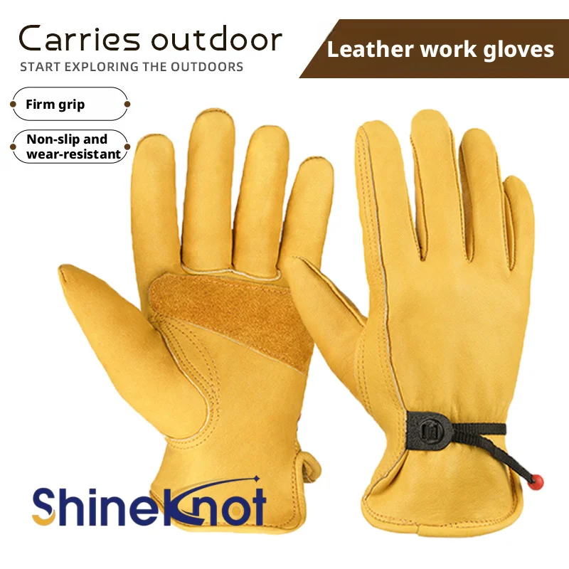guanti-shineknot-in-pelle-bovina-protezione-per-lavori-pesanti-resistenti-all'usura-per-riparazioni-auto-lavori-forestali-giardinaggio-sarchiatura-fabbro