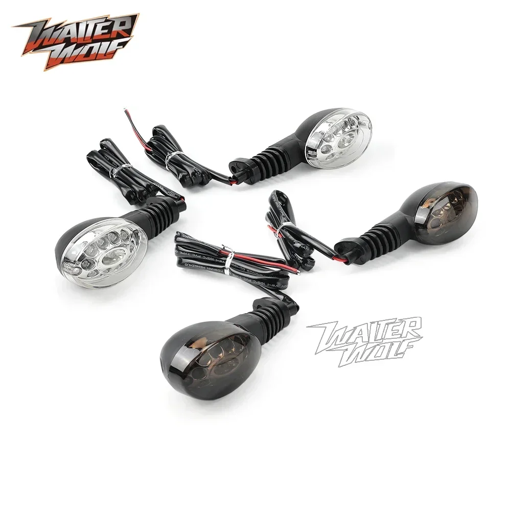 Motorcycle Turn Signals Lamp Front Rear LED For YAMAHA XT 660X XT660 R/X For Triumph Street Scrambler 900 For KAWASAKI KLX230 SM