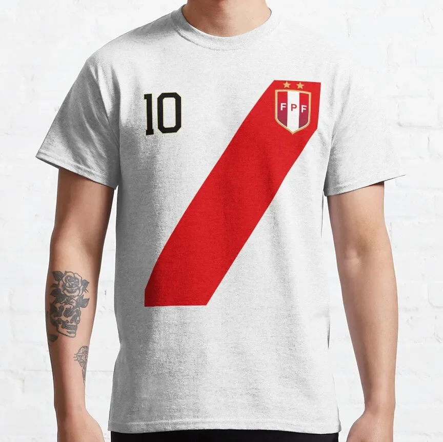 Peru Jersey Retro Style T-Shirt tops sweat shirts t shirt men