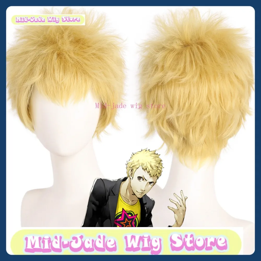 Mid-Jade Wig Store Ryuji Sakamoto Cosplay Perücke Anime Spiele Kostüme Requisiten Rollenspiel Perücken