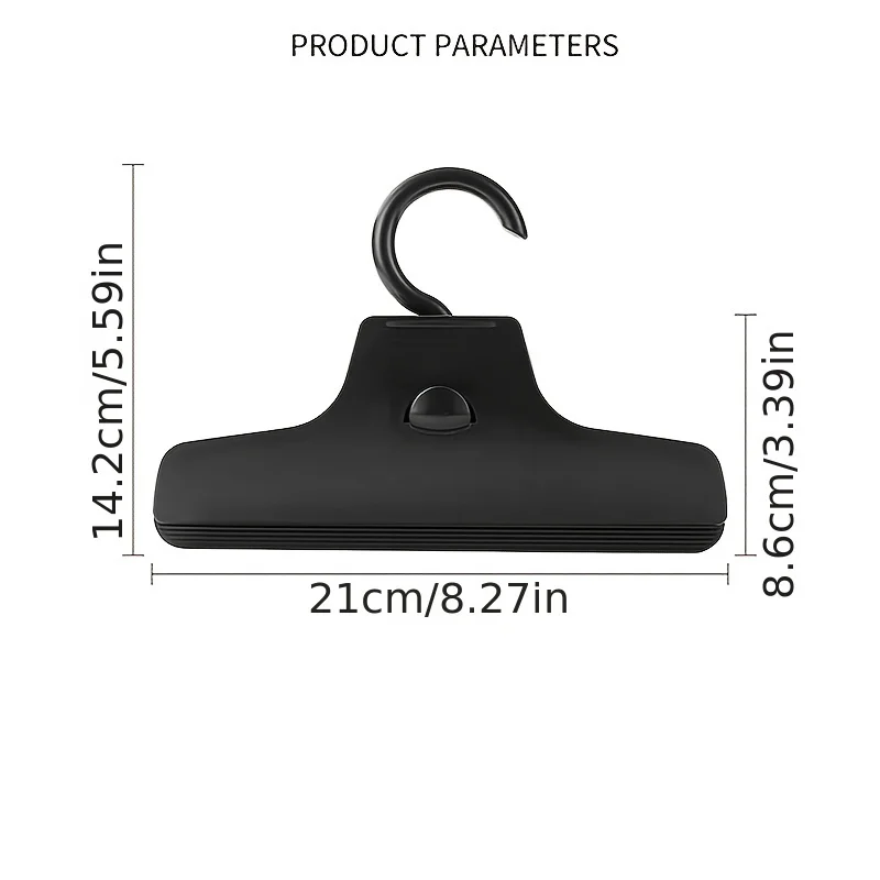 1pc Seamless Trouser Clips - Crease-Resistant Durable Plastic Pants Hangers with Ergonomic Design for Closet Organization