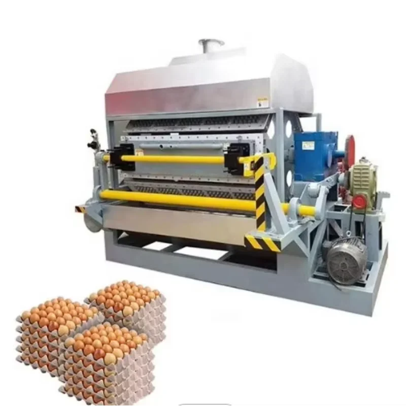 Factory Price Egg Tray Making Machine Production Line High Speed Egg Carton Making Machine Waste Paper Recycled Egg Tray Machine