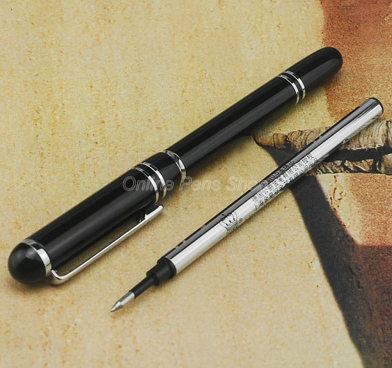 Caneta esferográfica Duke Professional preta e prateada DR220