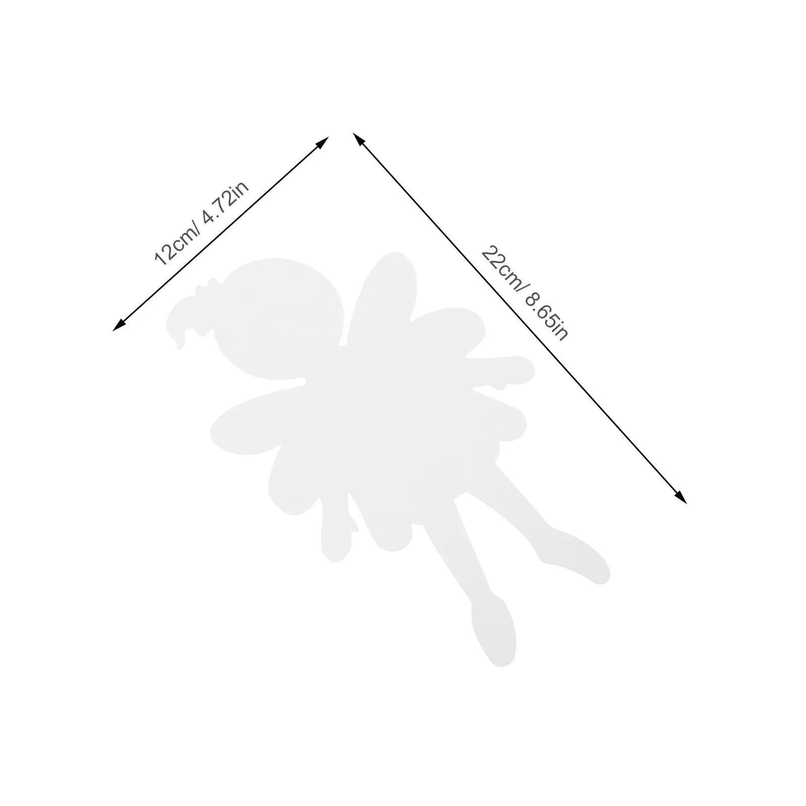 20Pcs White Cardboard Cutouts Blank Human Shapes for 's Handicrafts Art Project Cutouts Family Bonding Activities