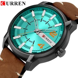 Luxury Brand CURREN 8306 Men Military Sports Watches Men's Quartz Clock Man Casual Leather Wrist Watch Relogio Masculino