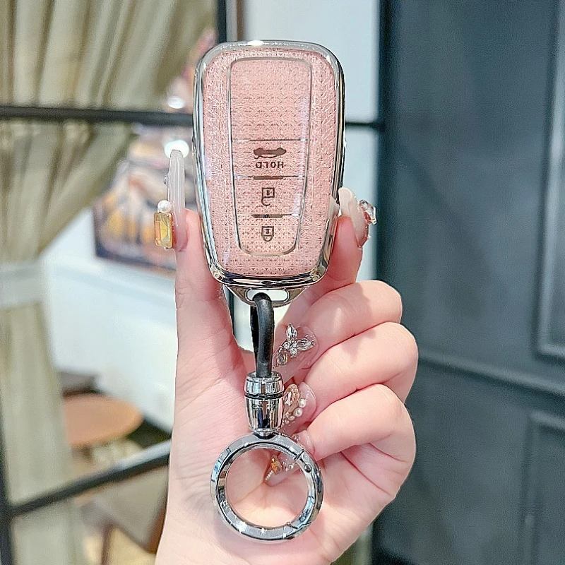 Hot Sale Luxury Car Key Fob Cover for Toyota Camry RAV4 Corolla Levin Highlander Wildlander Avalon Protective Shell