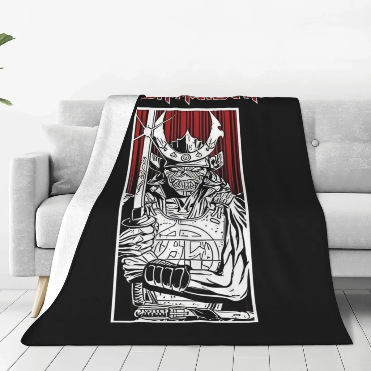 Iron Maidens Blanket Decorative Flannel Bedding Throws For Couch Bed Soft Warm Design Quality Bedspread Gift Idea