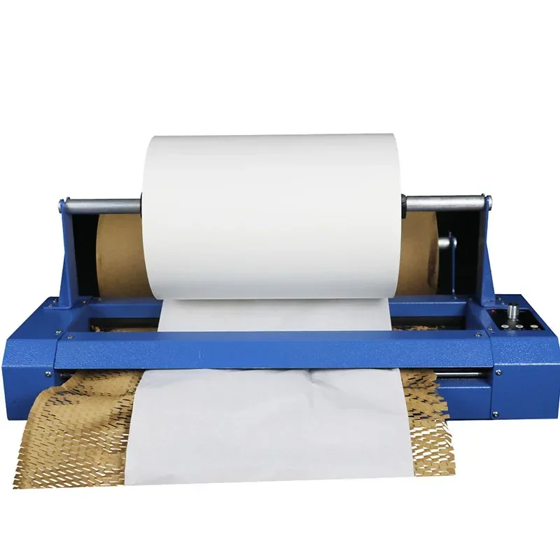 Small New Filled Paper Kraft Paper Machine Grid Stretched Honeycomb Foot Type Fully Automatic Honeycomb Paper Packaging Machine