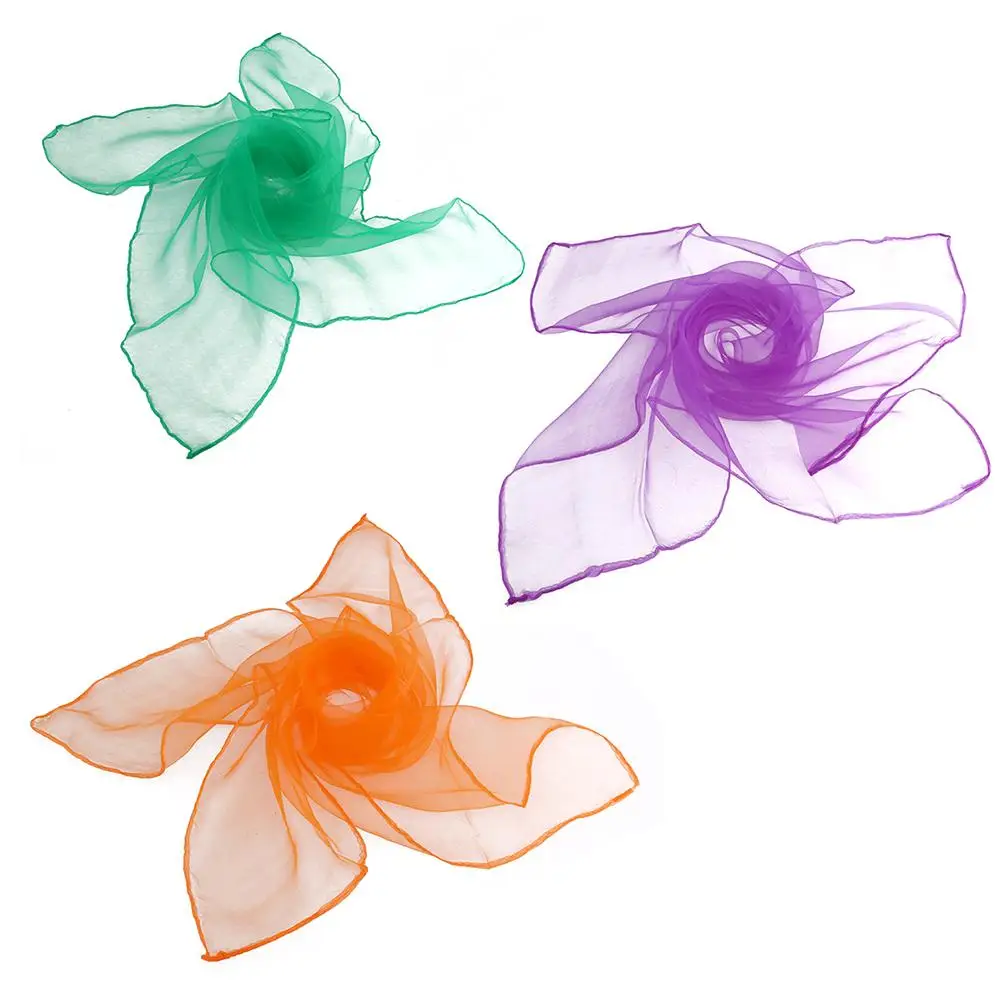 

6 PCS Veil Scarf for Kids Square Children Girl Colorful Dance Kindergarten Performance
