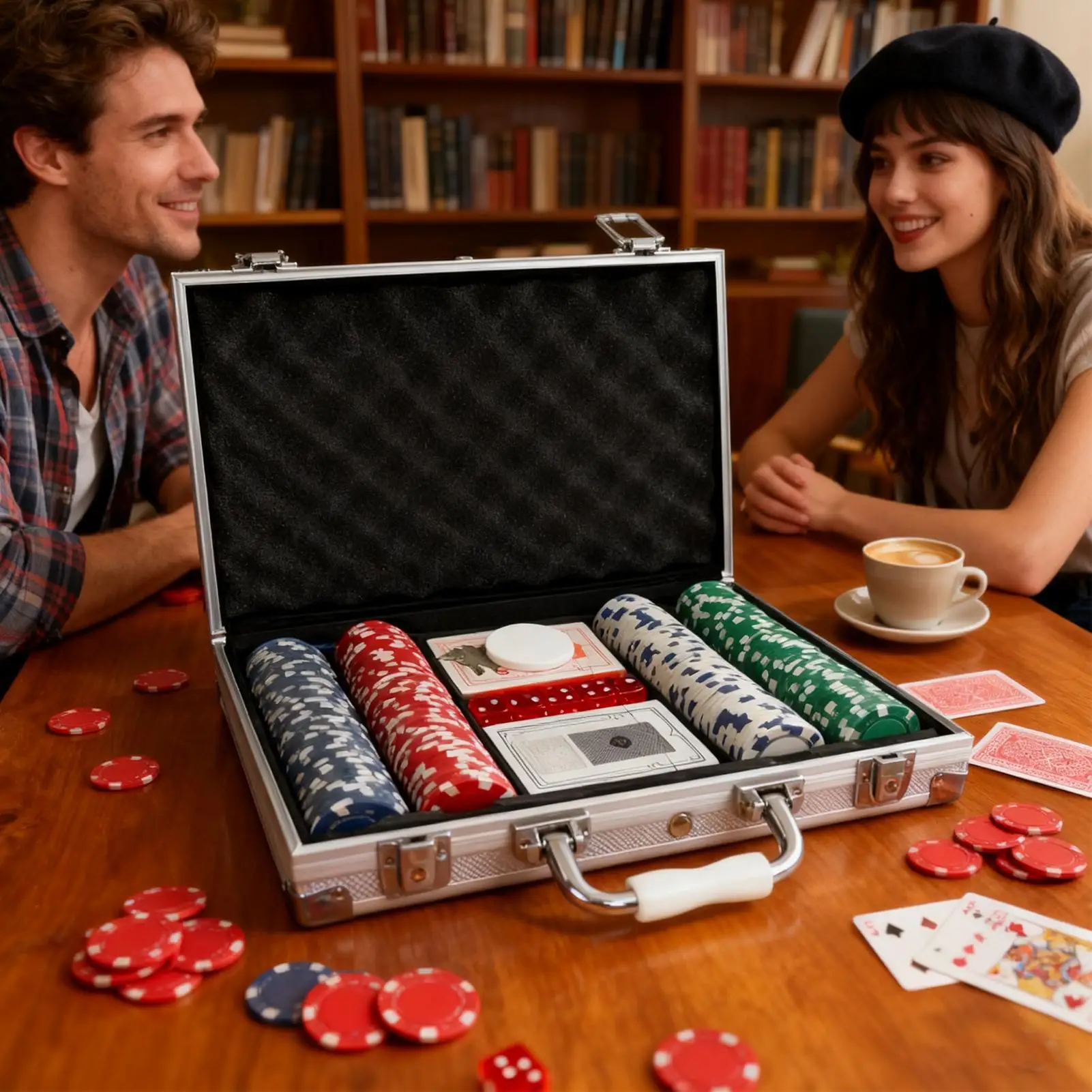 200Pcs Poker Chips Poker Chip Set Professional Texas Casino European Poker Chips Set Playing Cards Game Accessories