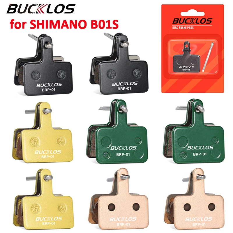 

BUCKLOS Bicycle Brake Pads for B01S B05S Resin MTB Road Bike Disc Brake Pad for SHIMANO MT200 M445 M495 M525 Hydraulic Brake Pad