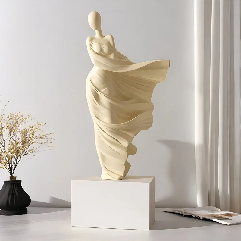 Colgante de personaje de arte fantasma crema moderno hecho a mano, resina casera