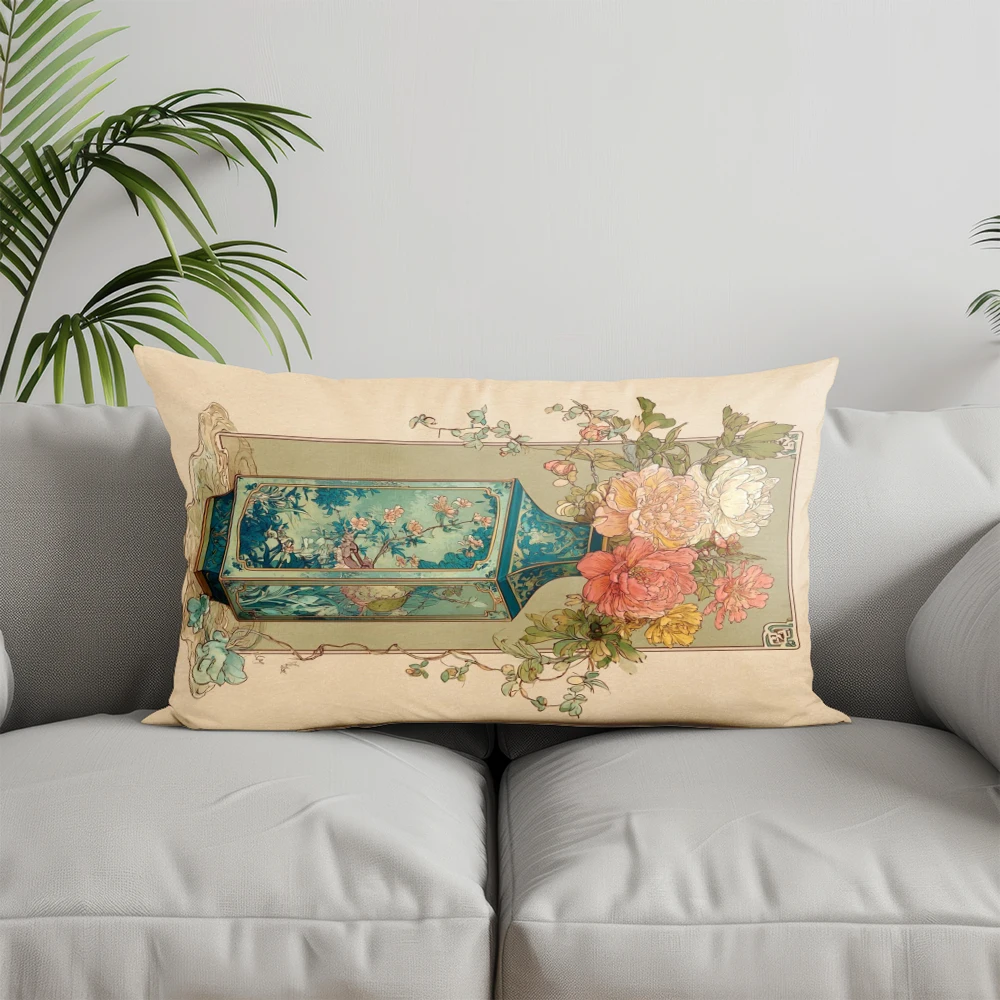 Home Decor Mystical Eye Pattern Throw Pillow Suitable For Sofa Bedroom Car Pillow Cover Cushion Rectangular Back Cushion