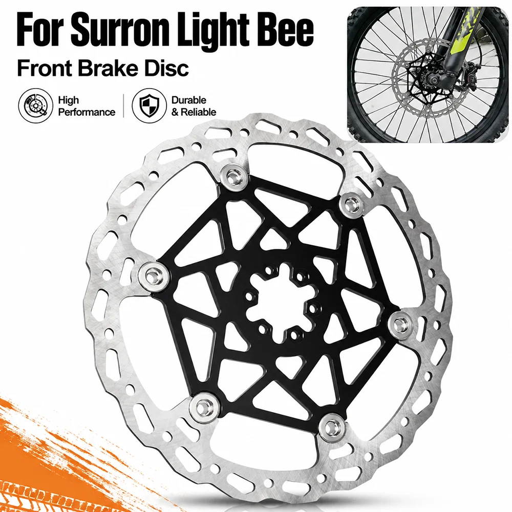 Motorcycle Accessories 250Mm Front Brake Disc For Surron Sur-ron Light Bee Electric Vehicle E-Bike Dirt Pit Bike Parts Durable