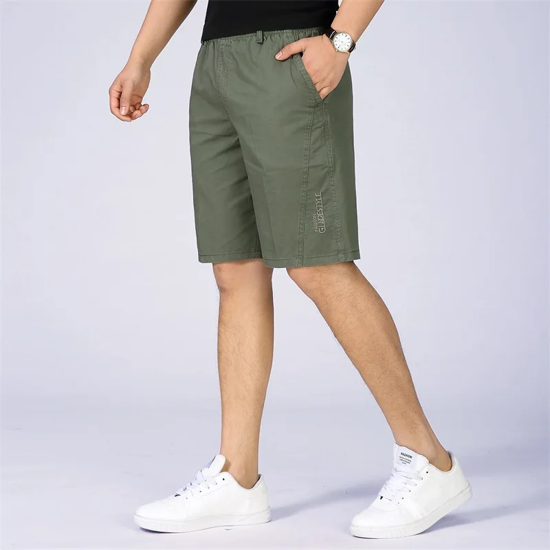 Pantalones cortos de pierna recta para hombre, Capris informales a la moda, pantalones deportivos holgados, a la moda y bonitos, novedad de verano