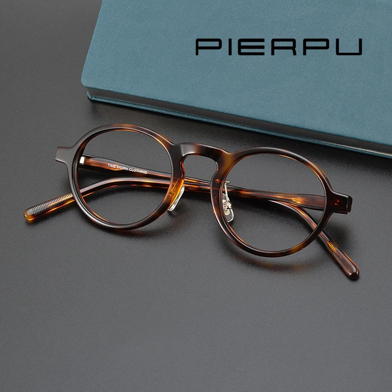 High Quality Vintage EyeGlasses Frames Optical Round frog Eyeglass Frames Women Men Reading Myopia Prescription Eyeglasses