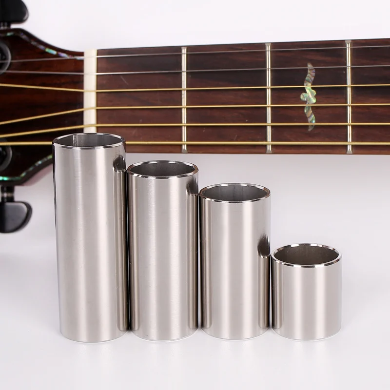 1 Piece Steel Guitar Slide Length 28 51 60 70 Mm Stainless Slider Deslizante Guitarra Smooth Edge