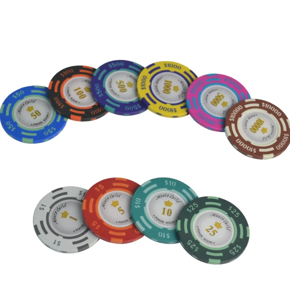 Factory Direct 2026 Ceramic 1000pcs Cash Game Acrylic Box 600 Poker Chip Set