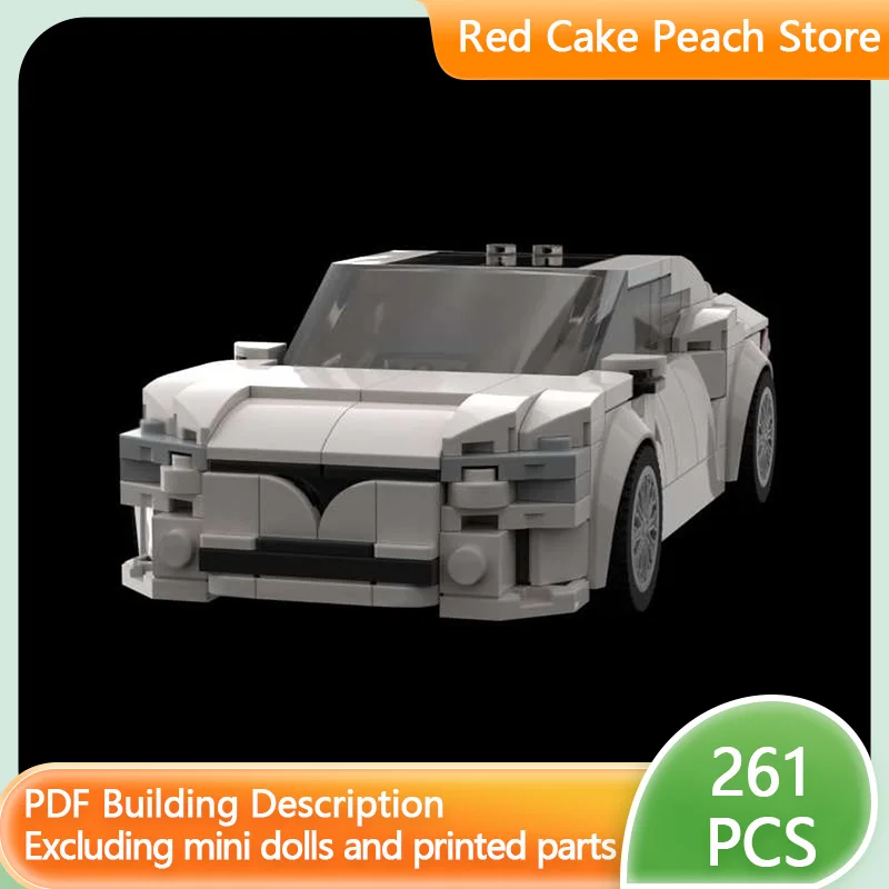 

Speed Racing Car Model MOC Building Bricks Model S Electric Sedan Modular Technology Children Holiday Gifts Assemble Toys Suit